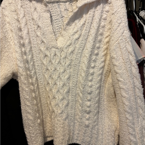 Madewell cable knit sweater. NWOT - Picture 2 of 6